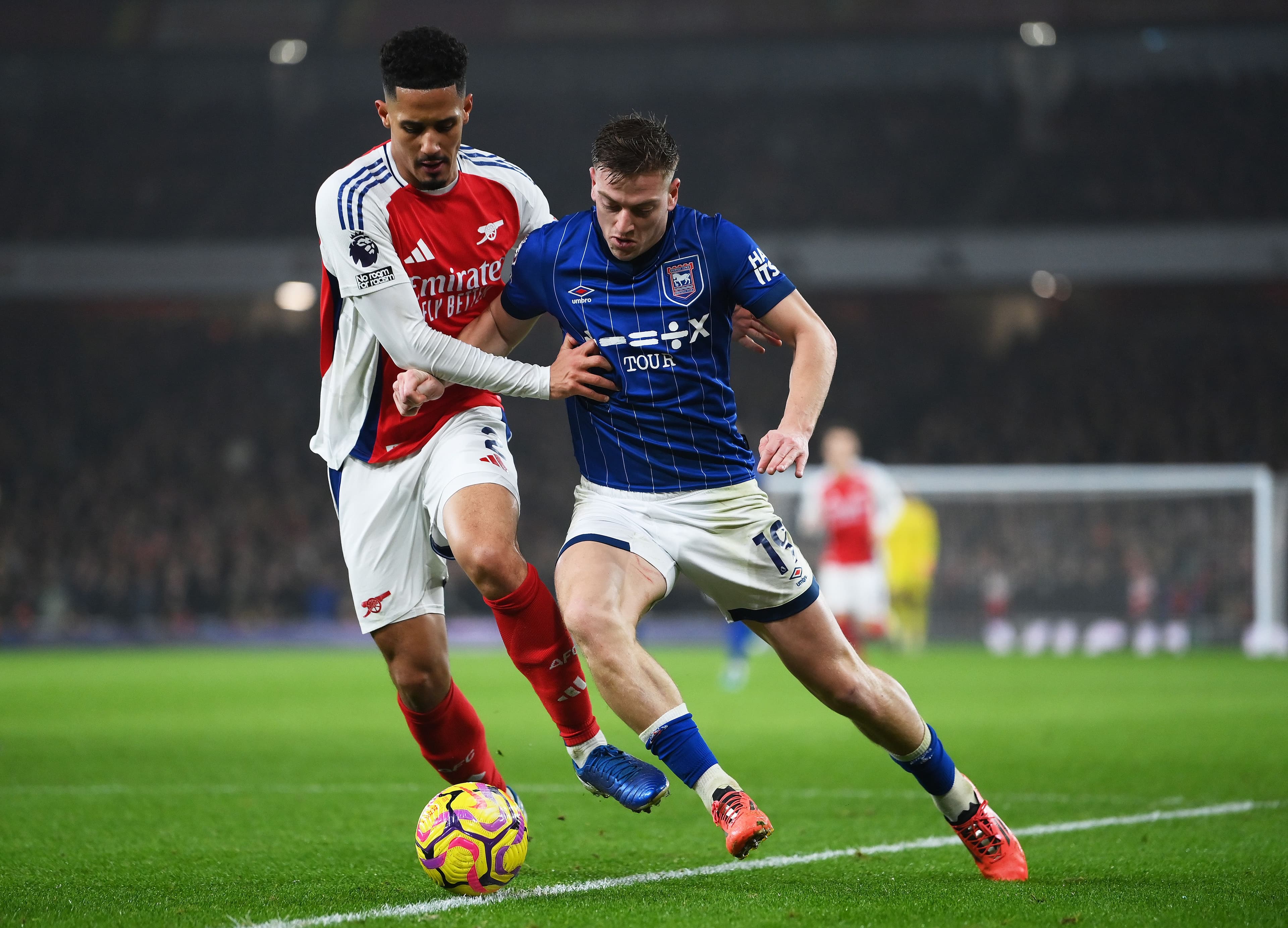 Liam Delap and William Saliba
