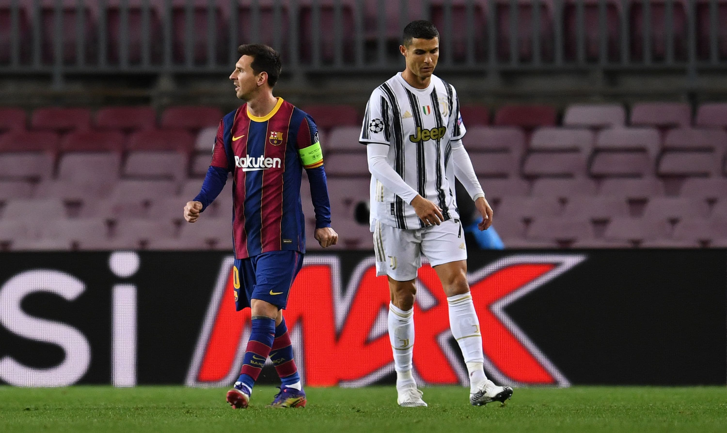 Lionel Messi and Cristiano Ronaldo 