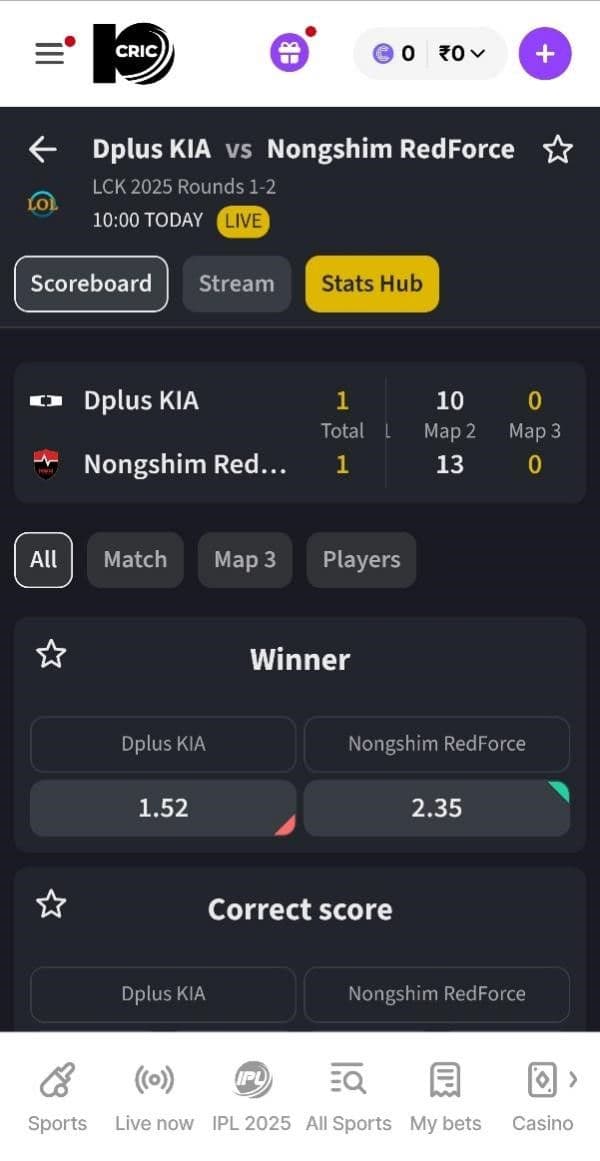 Live Betting & Streaming 