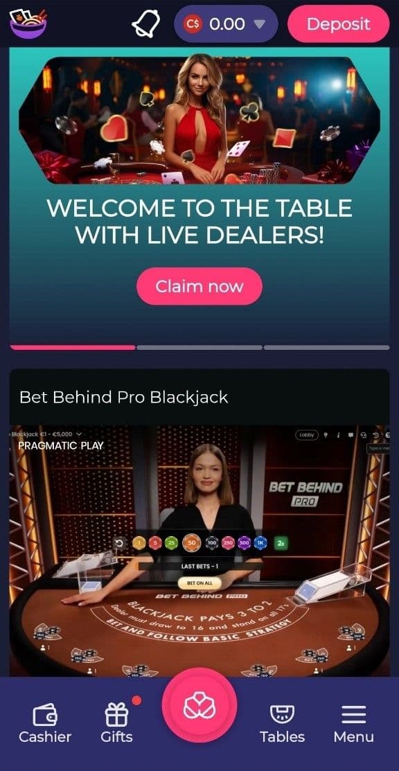 Live Dealer Games Ramenbet