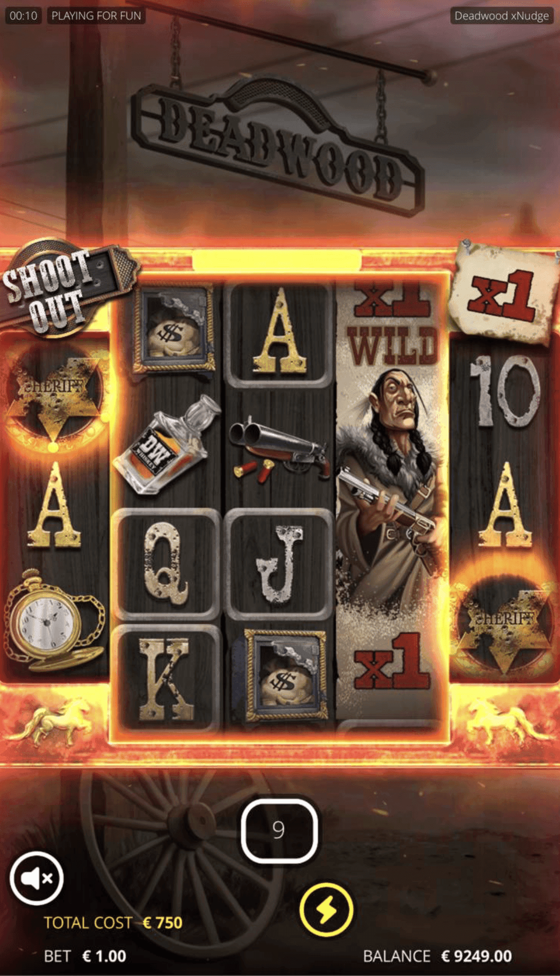 Make a deposit and play for real money. 