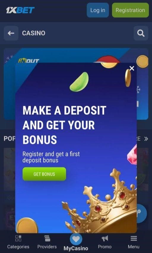 Make your first deposit using a payment method!