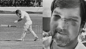 Malcolm Marshall broke Mike Gatting's nose Bouncer.png