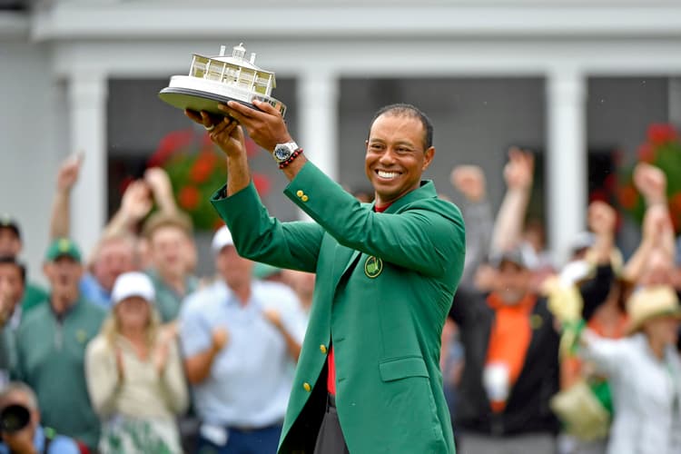 How many times has Tiger Woods won the Masters?