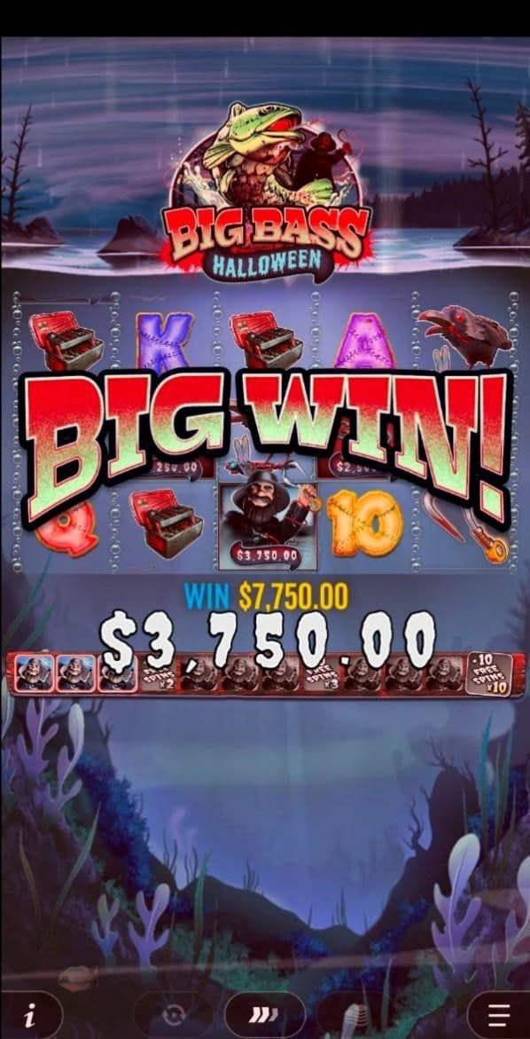Max Win Potential big bass halloween