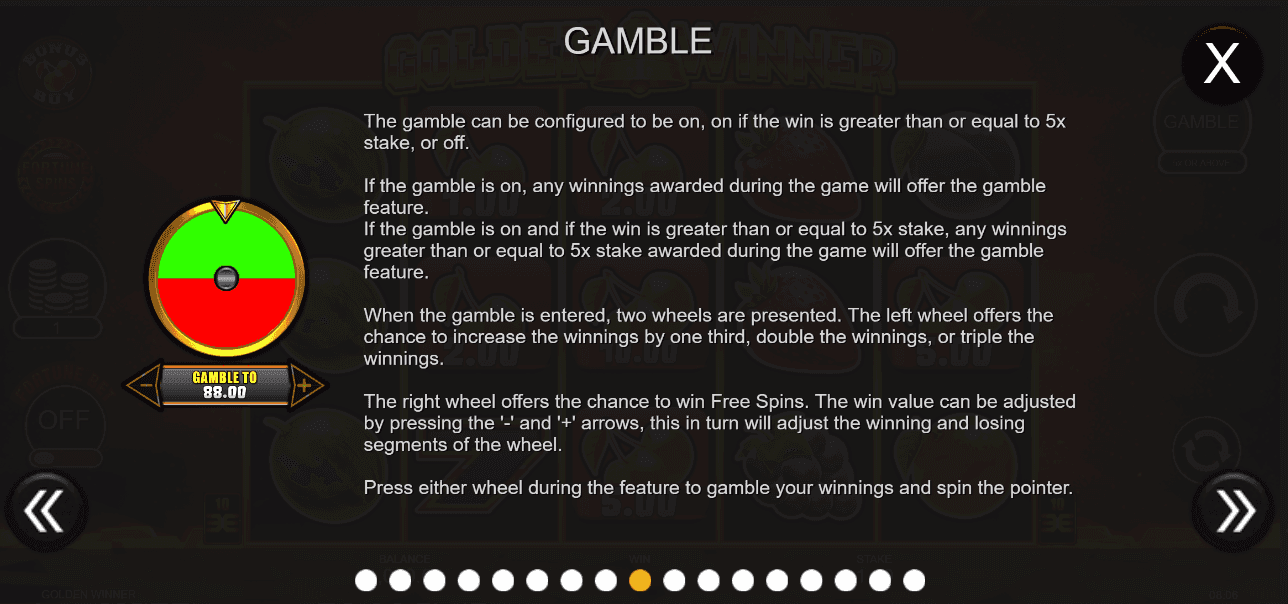 Maximum Win Potential golden winner