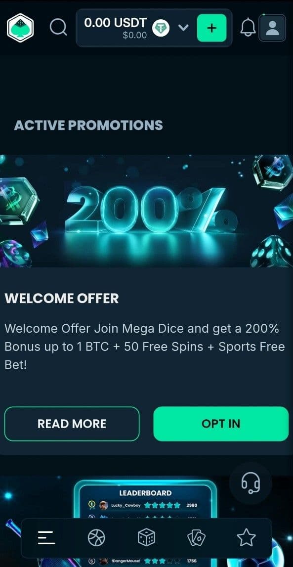 Mega Dice Sports 