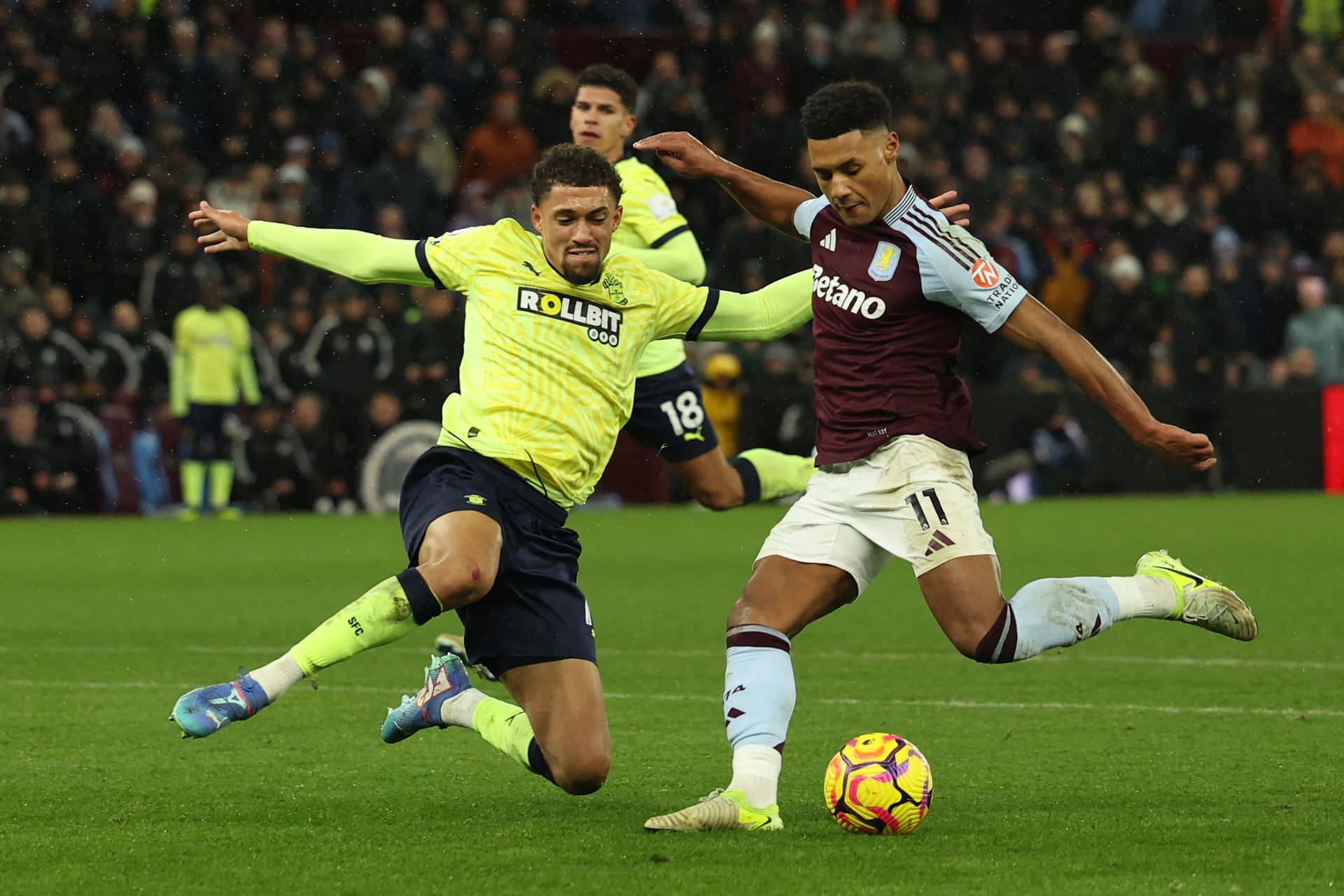 Nathan Wood and Ollie Watkins
