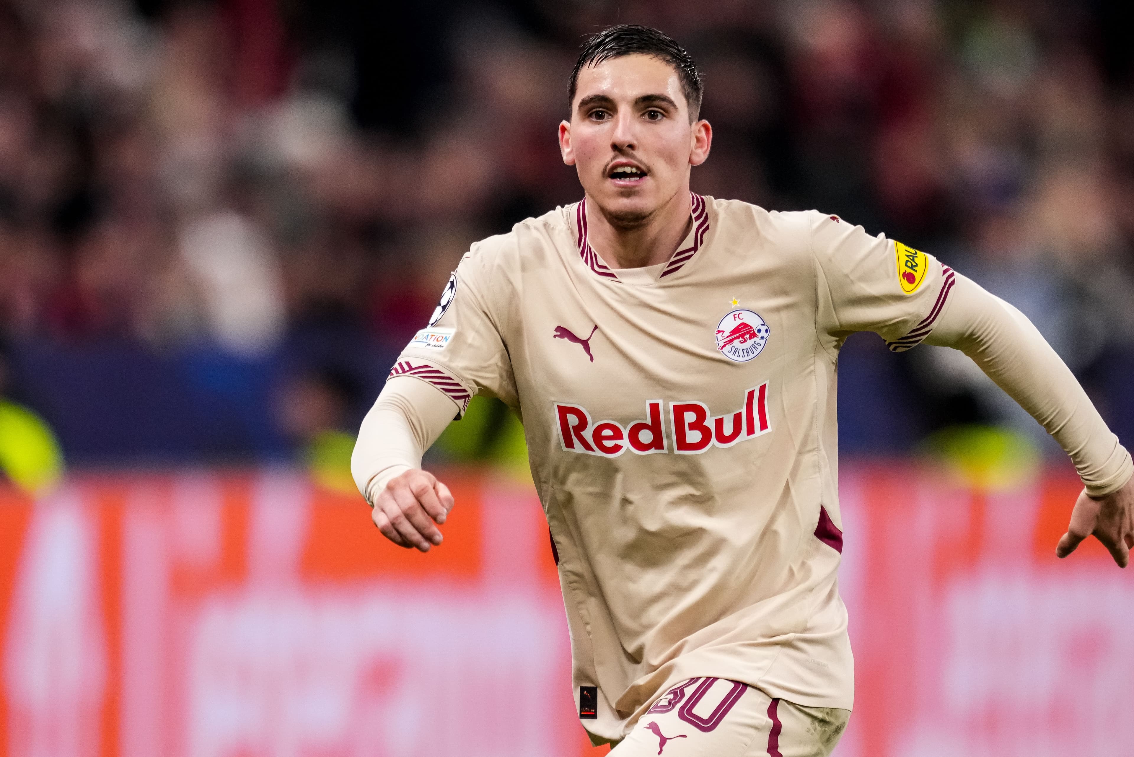Oscar Gloukh of FC Red Bull Salzburg