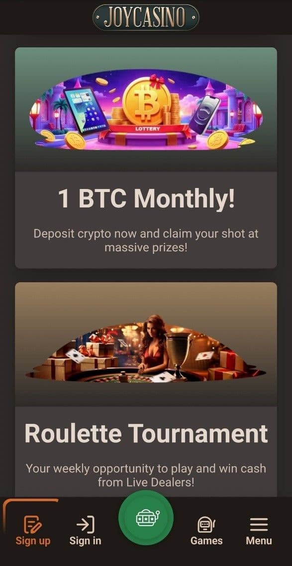Other Promotions & Limited-Time Offers Joycasino