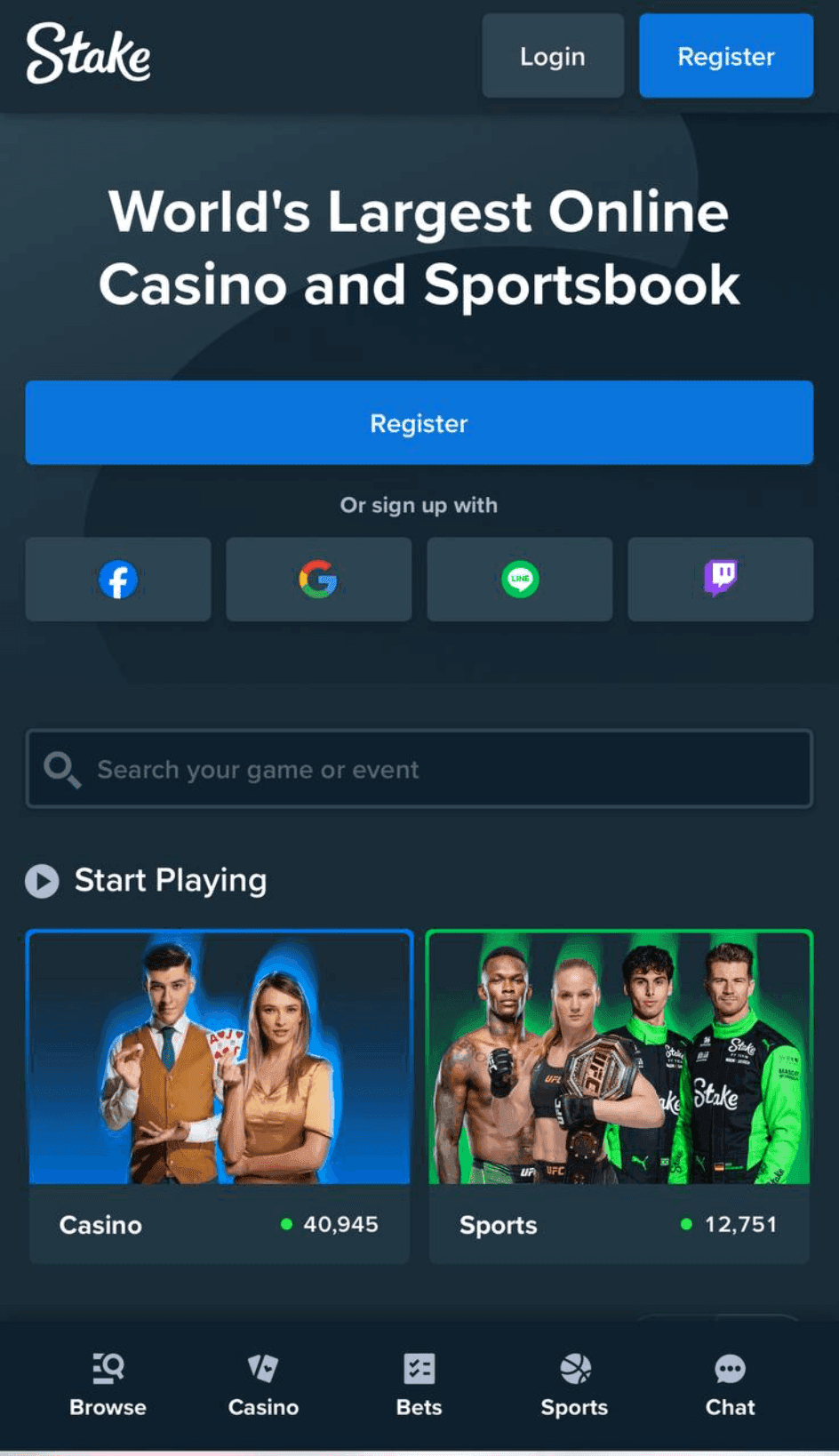 Pick a trusted online casino (I usually go with Stake).