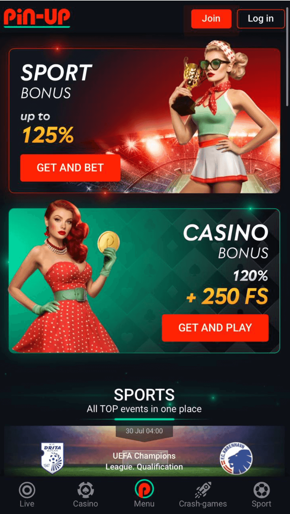 Pin Up Aviator Bonuses