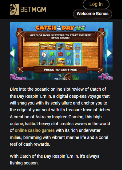 Catch of the Day Demo Slot for Real Money Playing Guide