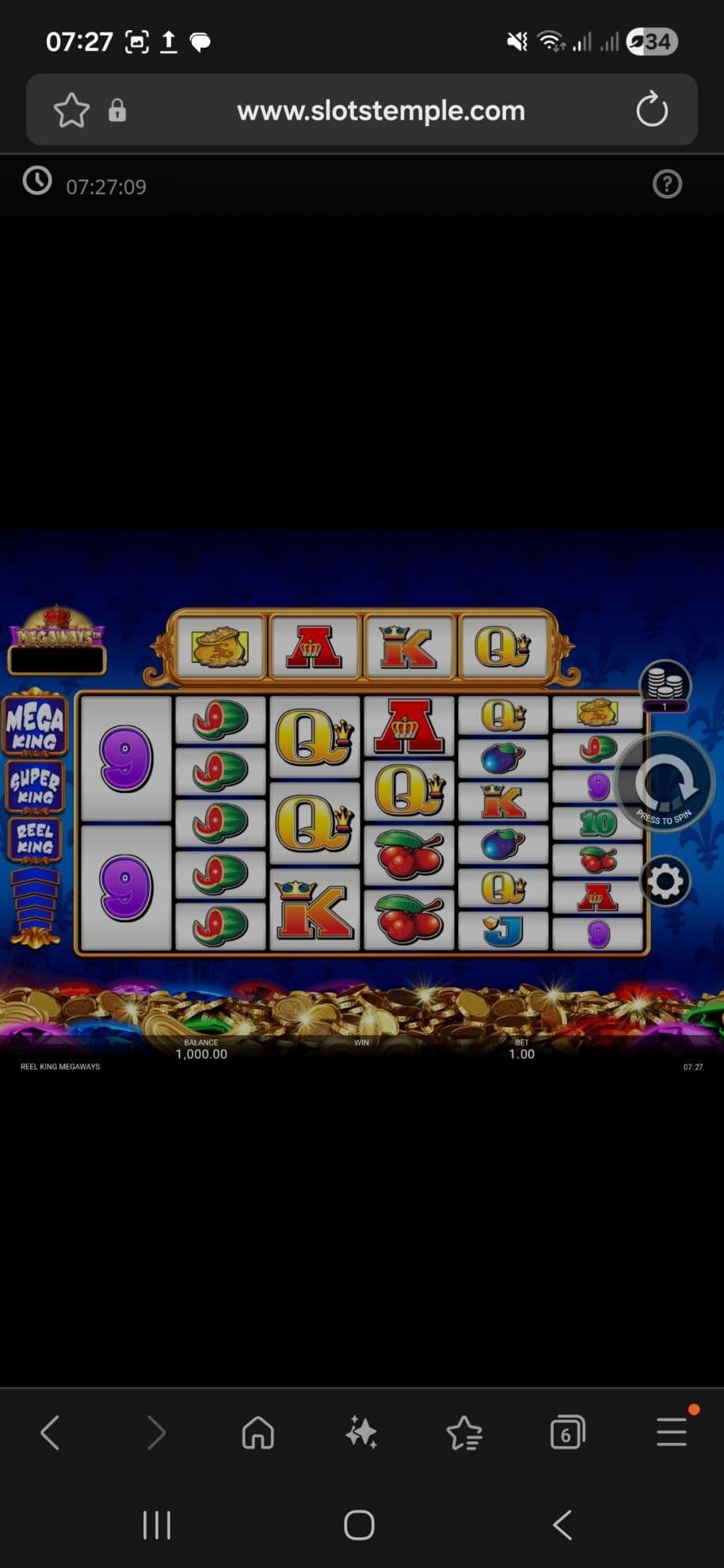 Reel King Megaways Slot for Real Money Playing Guide