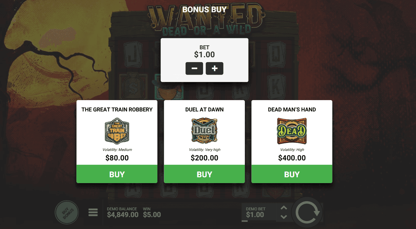 Wanted Dead or a Wild for Real Money Playing Guide