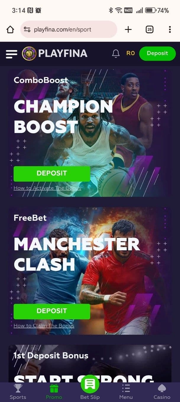 Playfina Sportsbook 