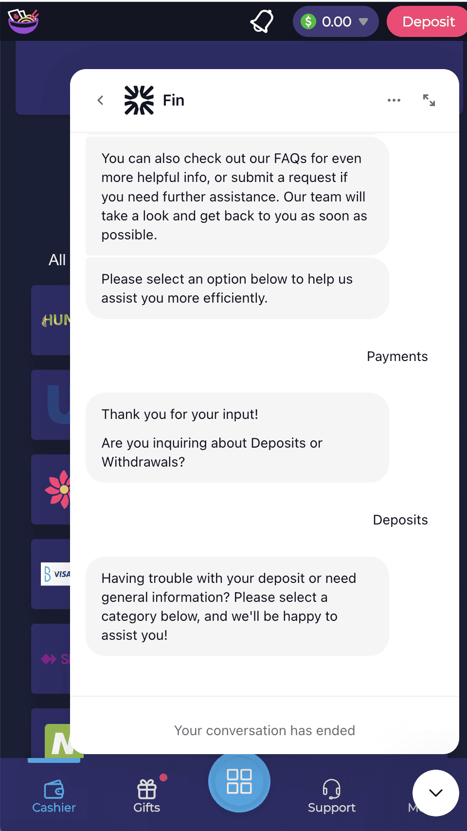 RamenBet Help Desk