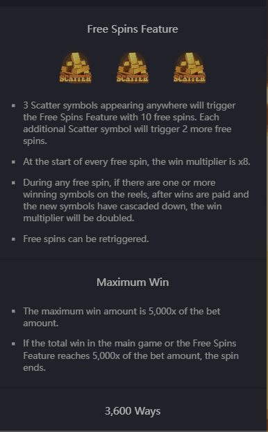 Reels, Rows, Paylines wild bounty