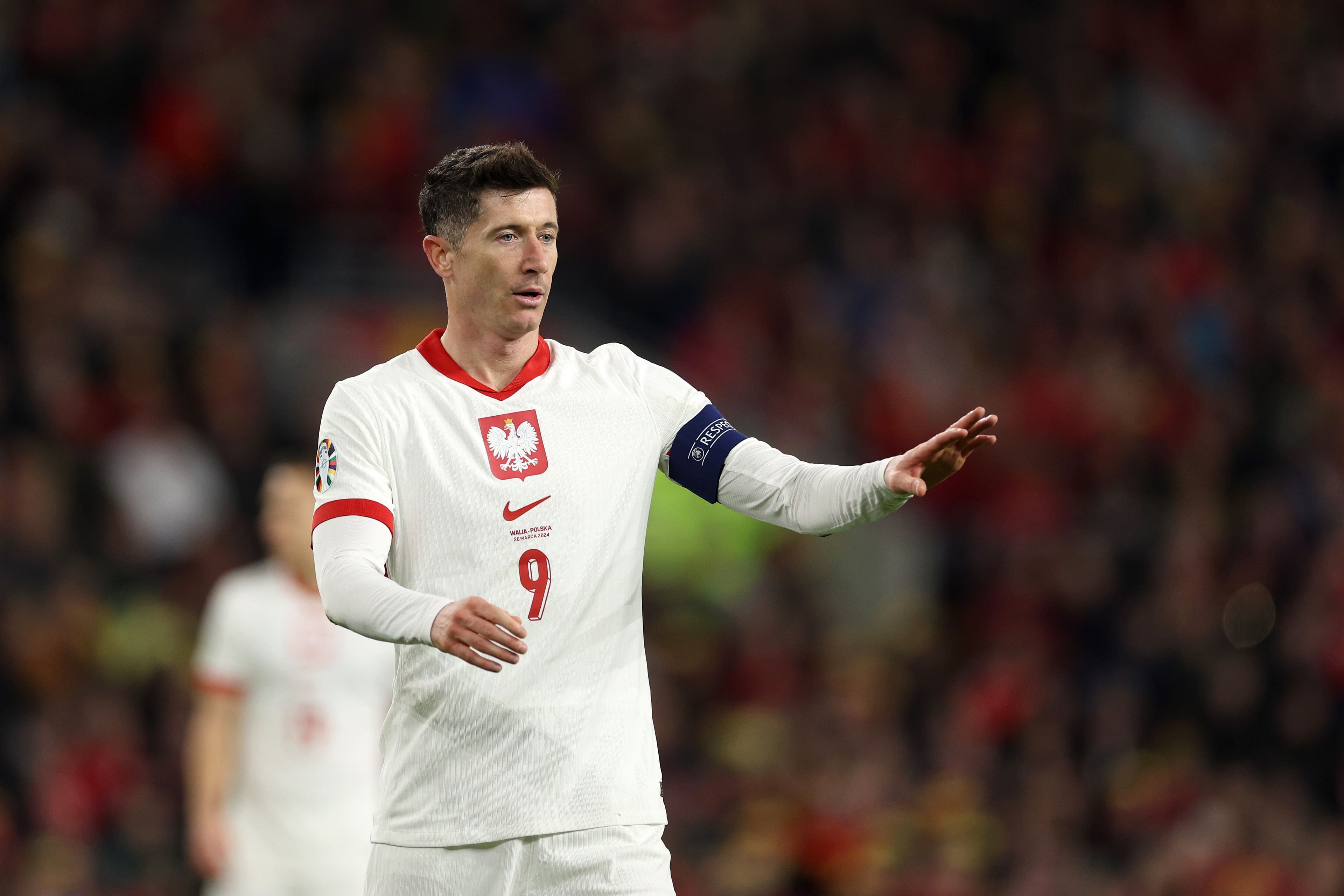 Robert Lewandowski of Poland