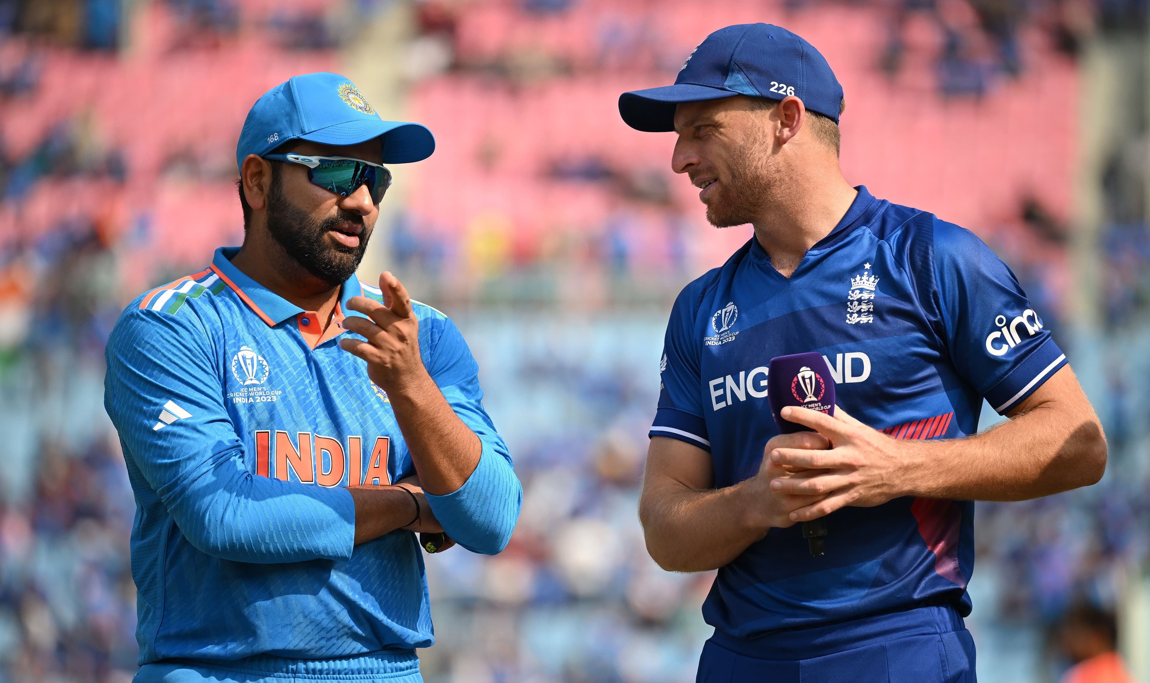 Rohit Sharma of India and Jos Buttler of England 