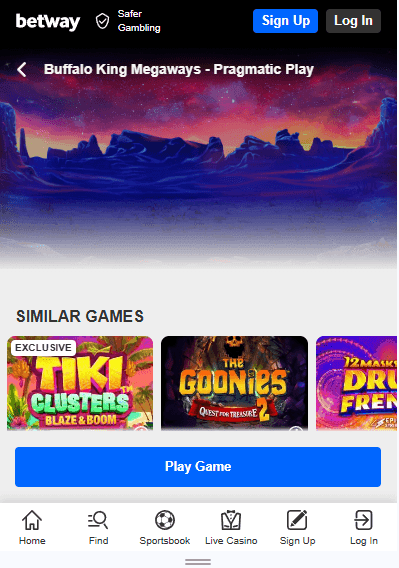 Select a licensed Canadian or global casino