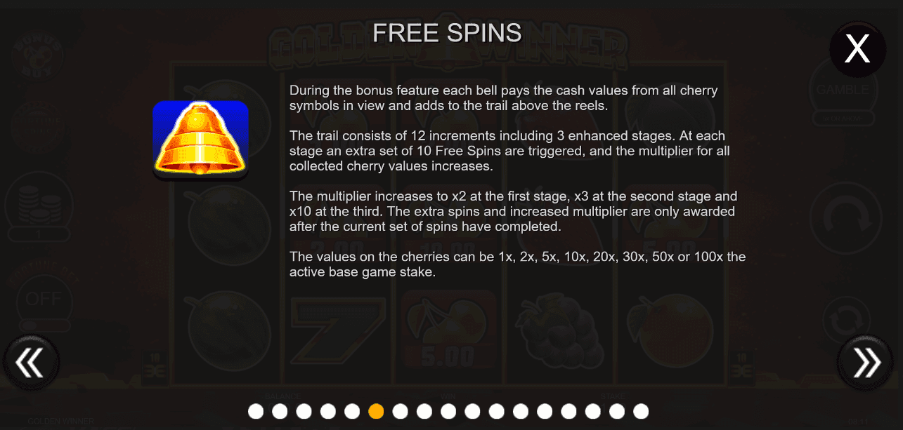 Select the Golden Winner slot 