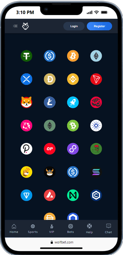 Select your crypto option.
