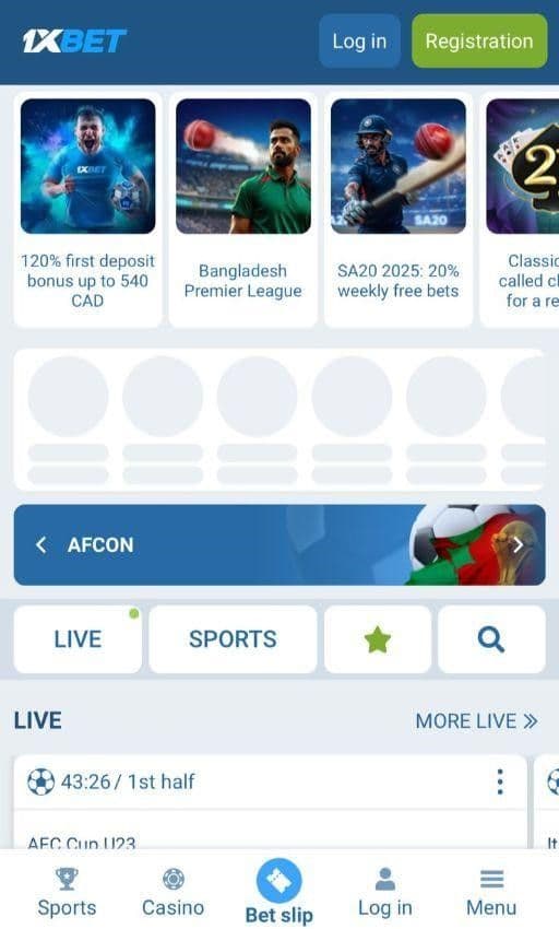 Sign up at a reputable bookmaker 