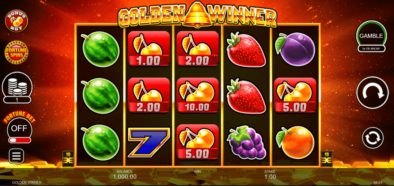 Slot Theme and Storyline golden winner