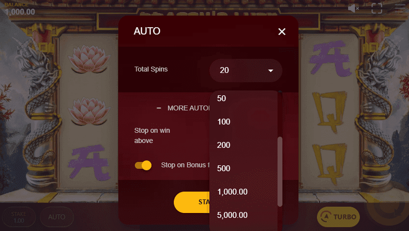 Some players prefer to use auto spin!