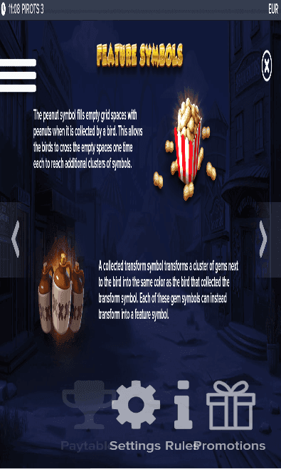 Special Features pirots 3