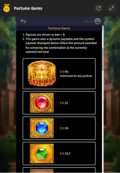 Special Symbols fortune gems