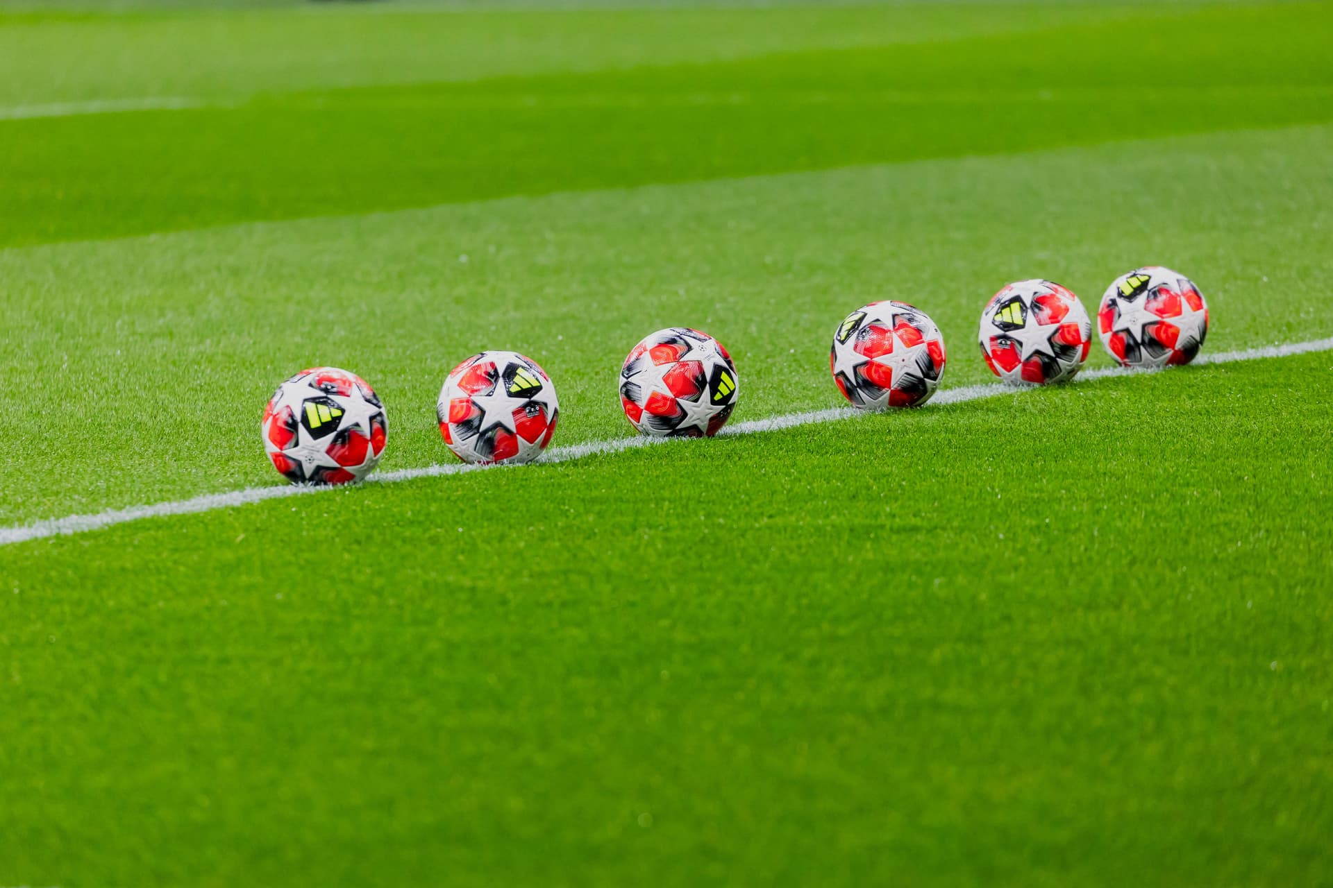 The official Champions League soccer ball