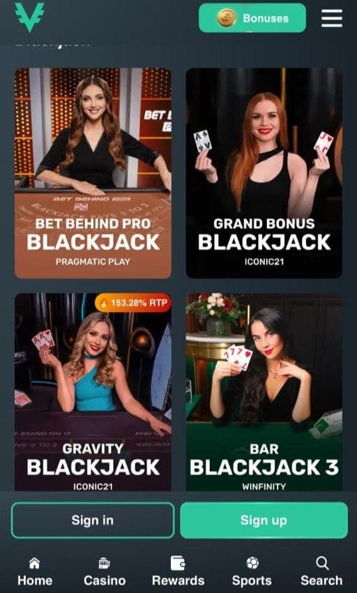 Types of Crypto Blackjack Games