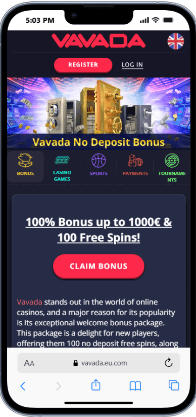 Vavada Sports and Casino Welcome Offer.png