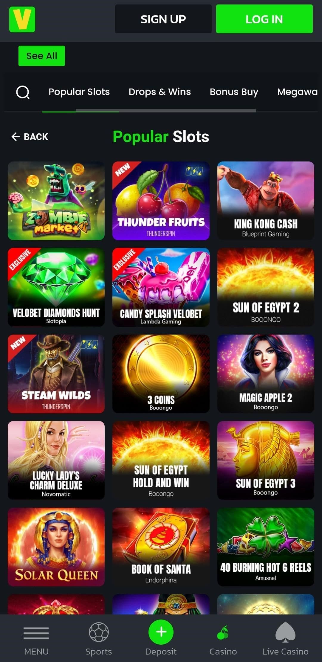 Velobet Casino Review