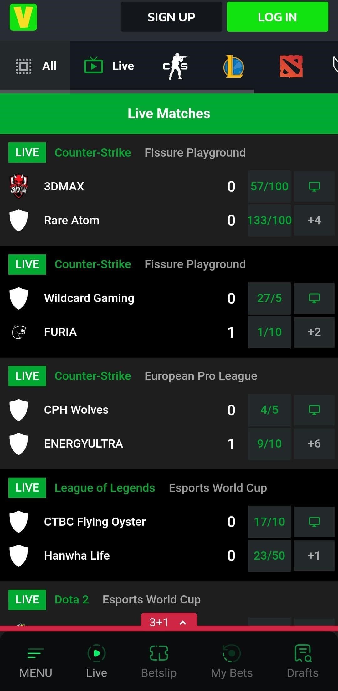 Velobet Esports Betting Review