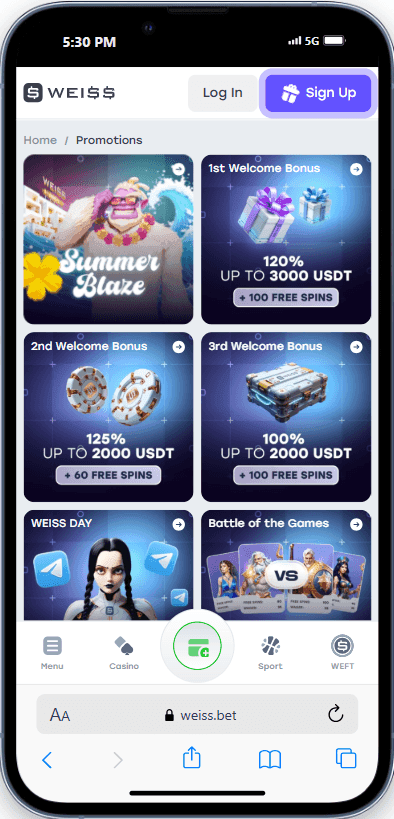 Weiss Casino Bonuses & Promotions.png