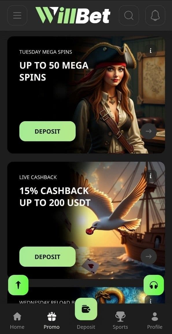 Willbet Cashback Offer