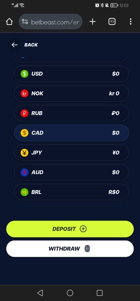 BetBeast Money Withdrawal Guide