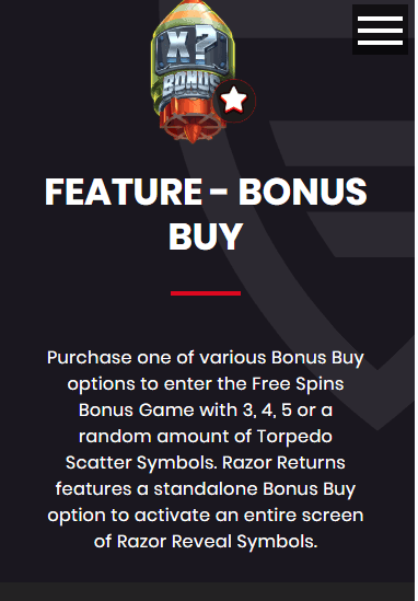 You will have to learn the Razor Sharks paylines