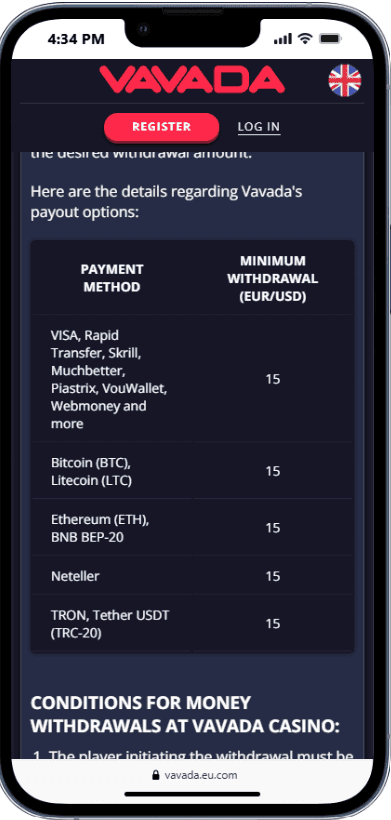 osit & Withdrawal Methods at Vavada.png