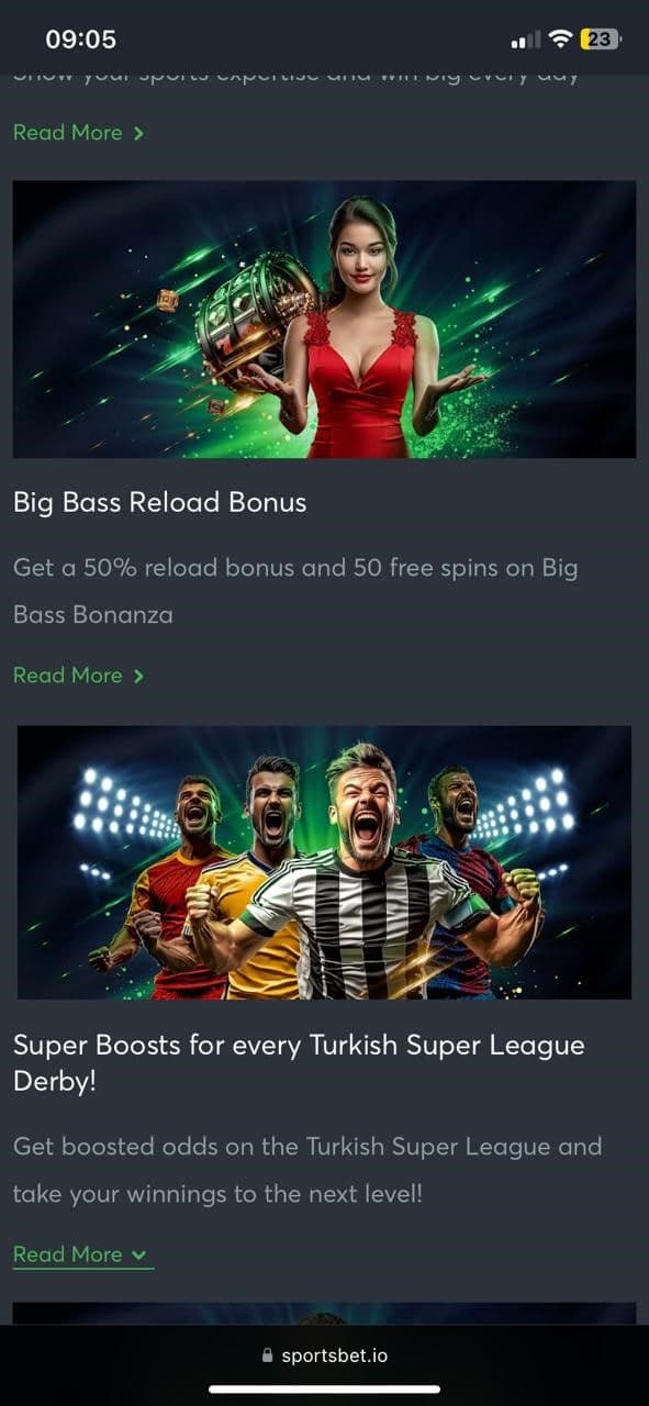 Sportsbet.io Bonuses 