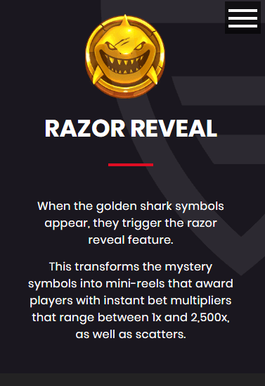 you can then open the menu