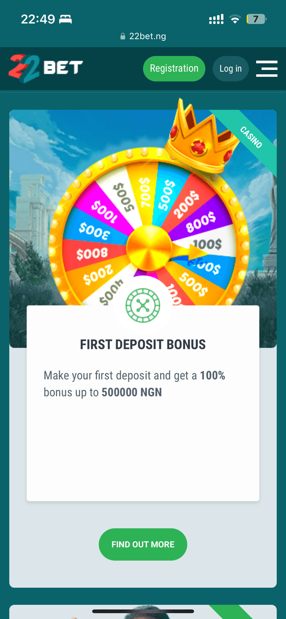 22bet Have a Sports and Casino Welcome Bonus.png