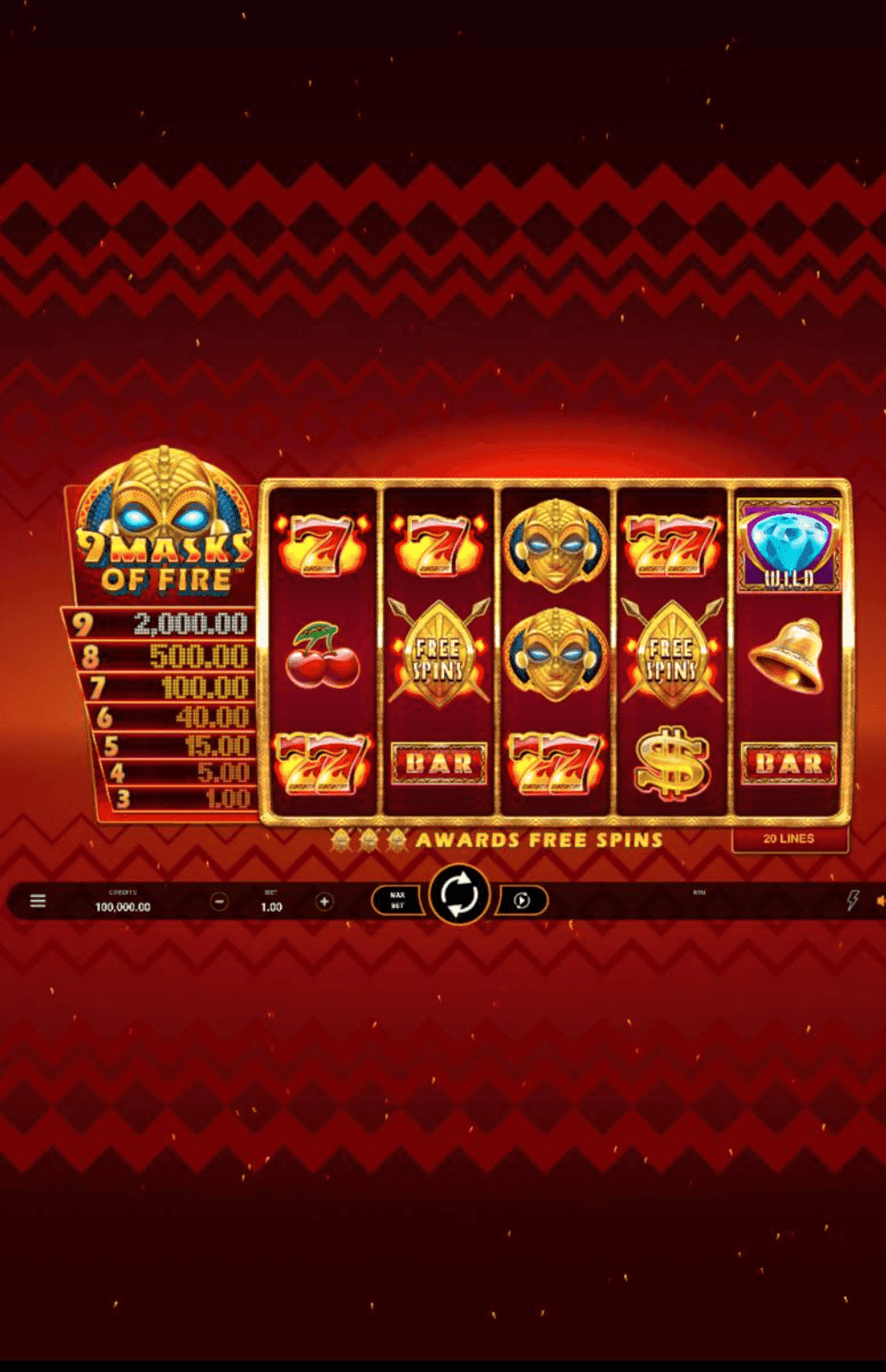 9 Masks of Fire Demo Version and Free Play.png