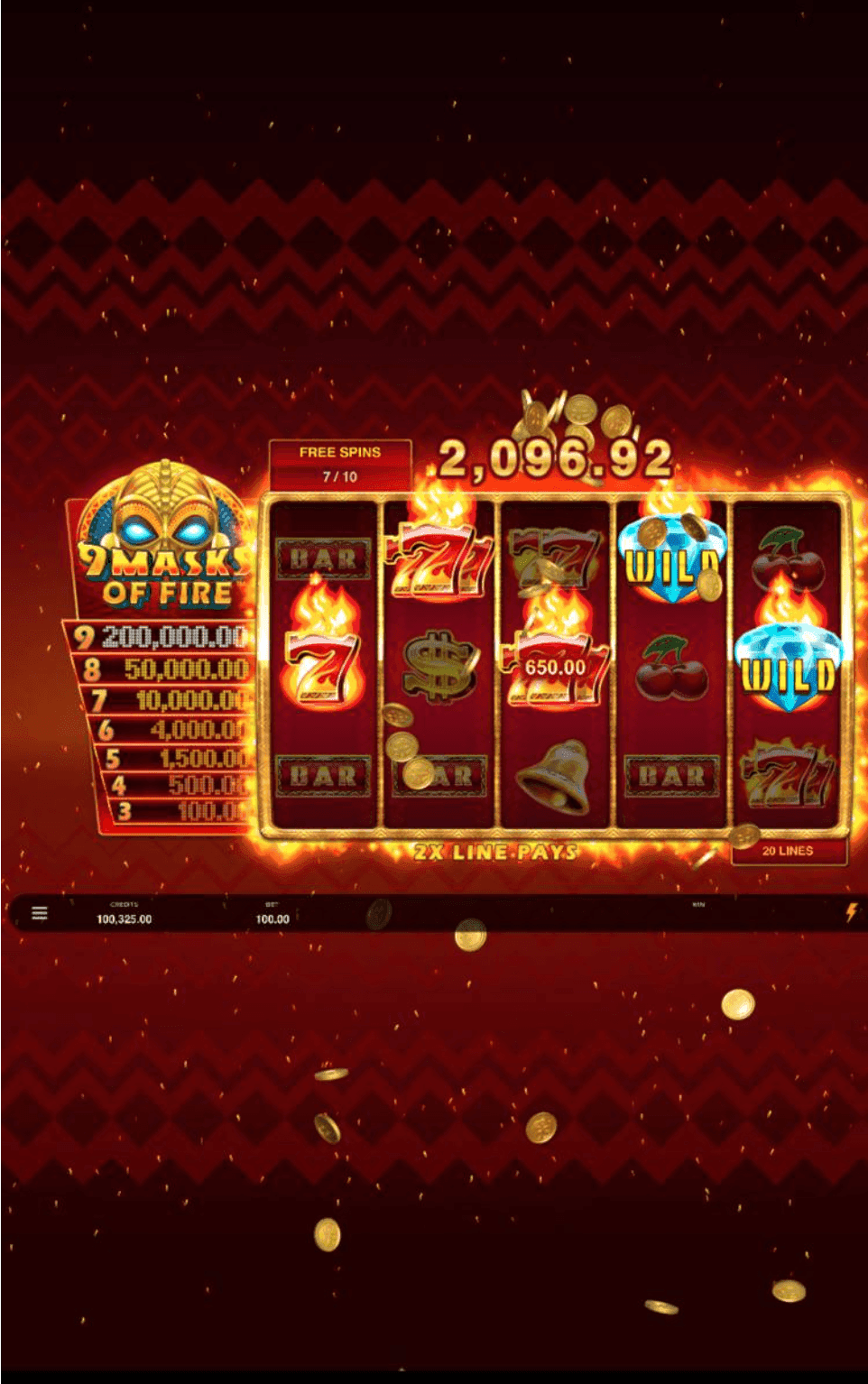 9 masks of fire Mobile Play Experience.png