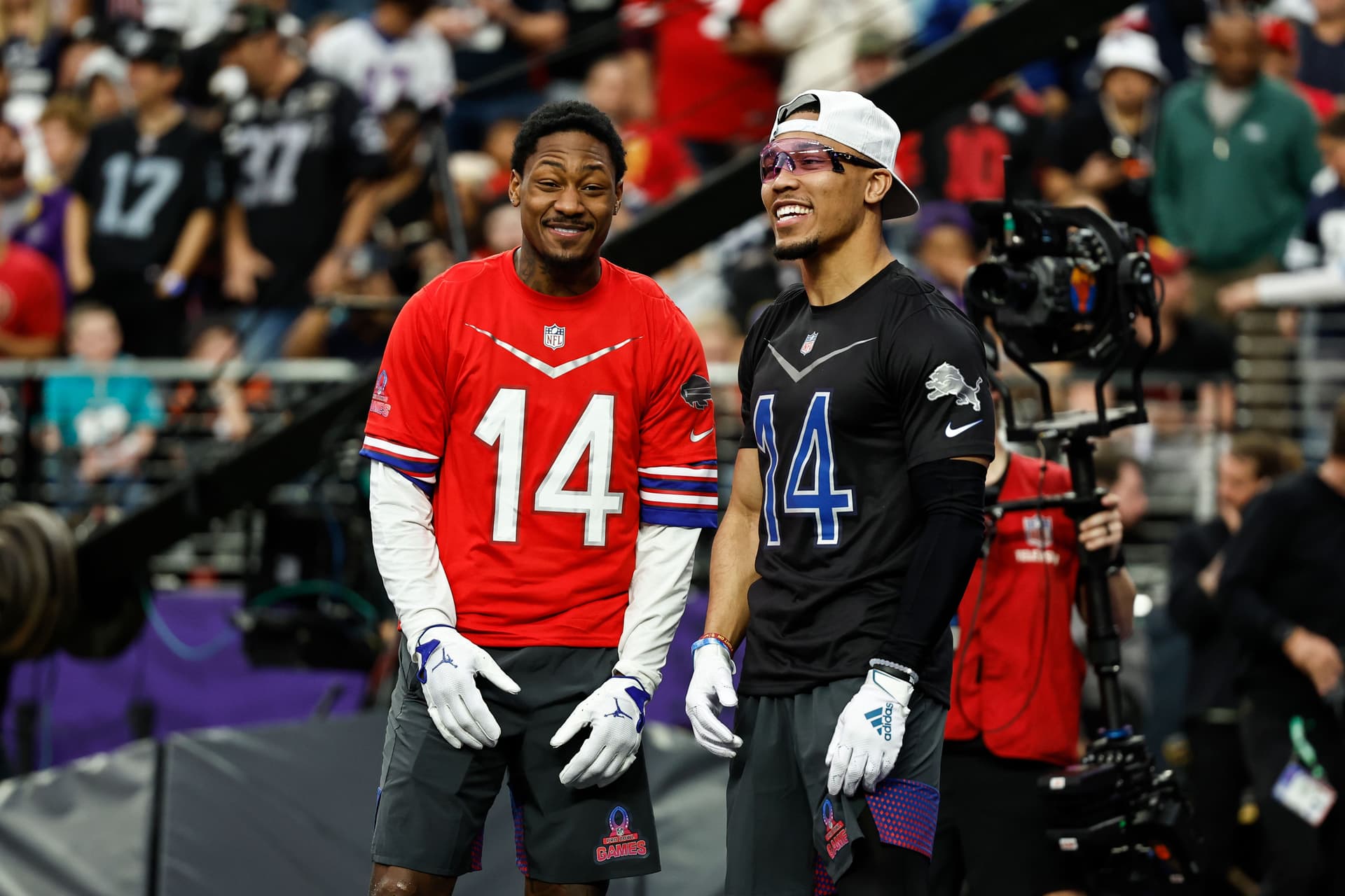 Stefon Diggs and Amon-Ra St. Brown