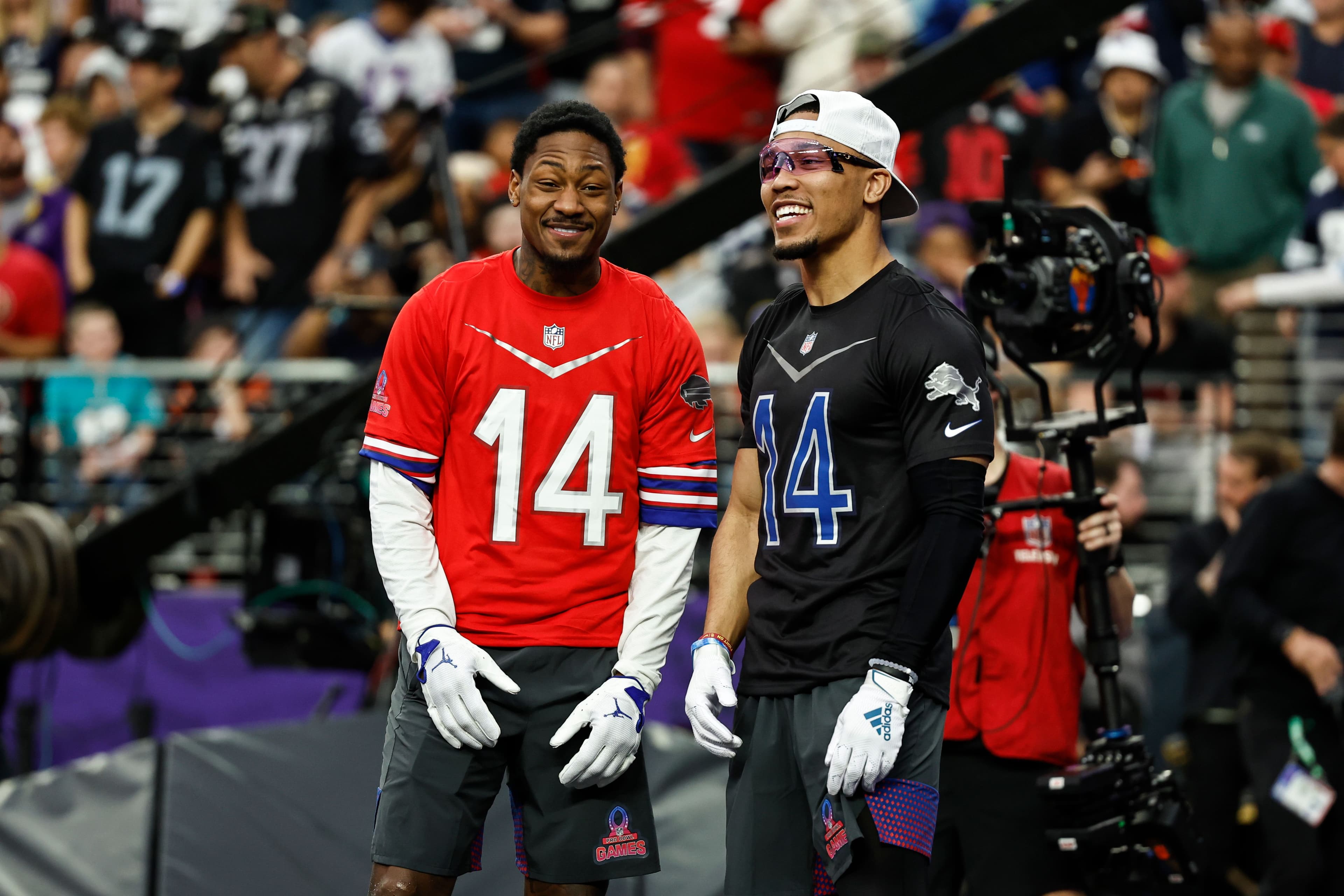 Stefon Diggs and Amon-Ra St. Brown