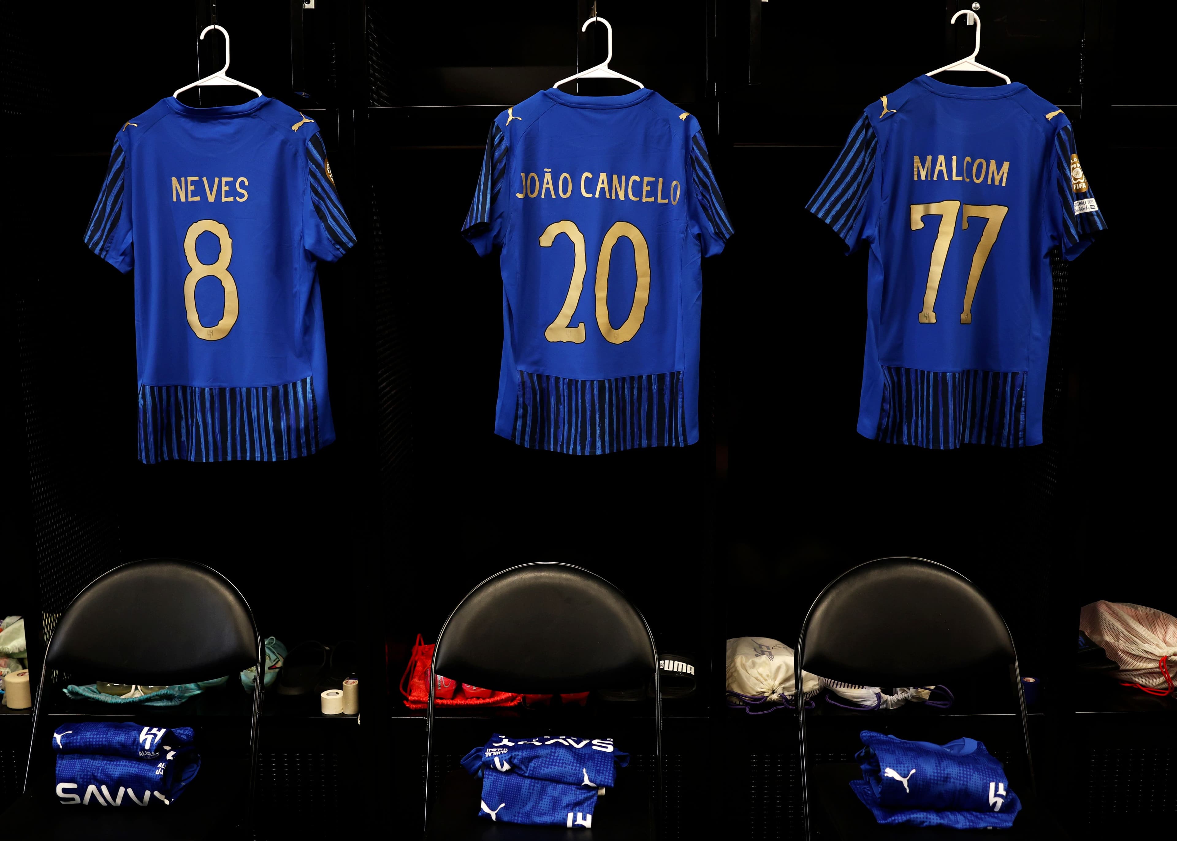 A general view of the Al Hilal dressing room prior to the FIFA Club World Cup 2025